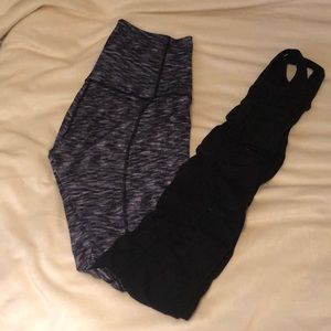 Lululemon grey/black legging